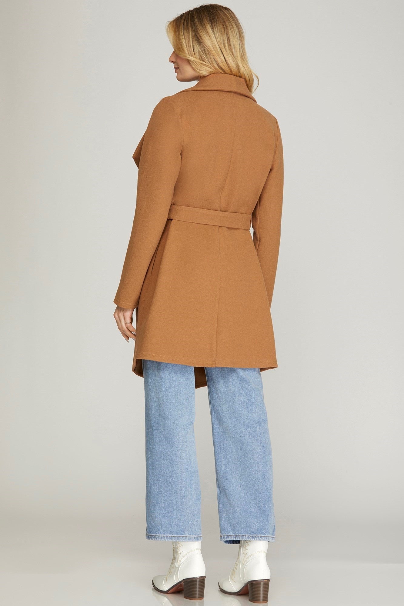 Steady Pace Coat in Camel