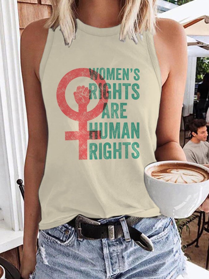 Casual Letter Print Vest